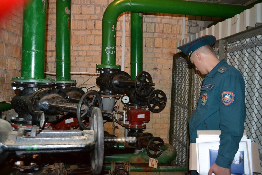 Приёмка в эксплуатацию установки автоматического пожаротушения (Солигорский район)
